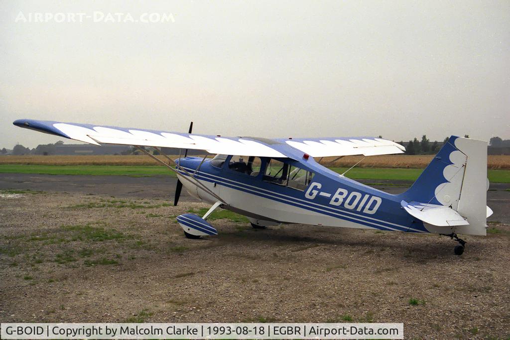 G-BOID, 1975 Bellanca 7ECA Citabria C/N 1092-75, Bellanca 7ECA. At Breighton Airfield, North Yorks, UK.