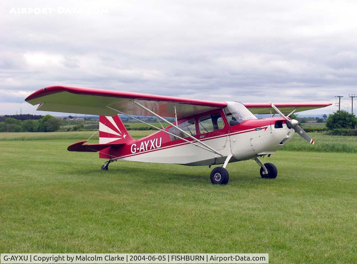 G-AYXU, 1969 Bellanca 7KCAB Citabria C/N 232-70, Bellanca Champion 7KCAB. At Fishburn Airfield, Co Durham, UK in 2004.