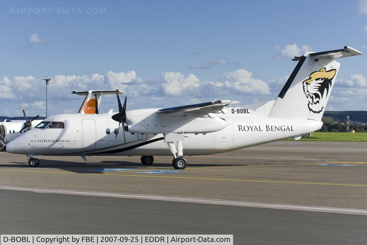 D-BOBL, 1990 De Havilland Canada DHC-8-102 Dash 8 C/N 225, ex Cirrus Airlines DHC8-102A, sold to Royal Bengal in 2007