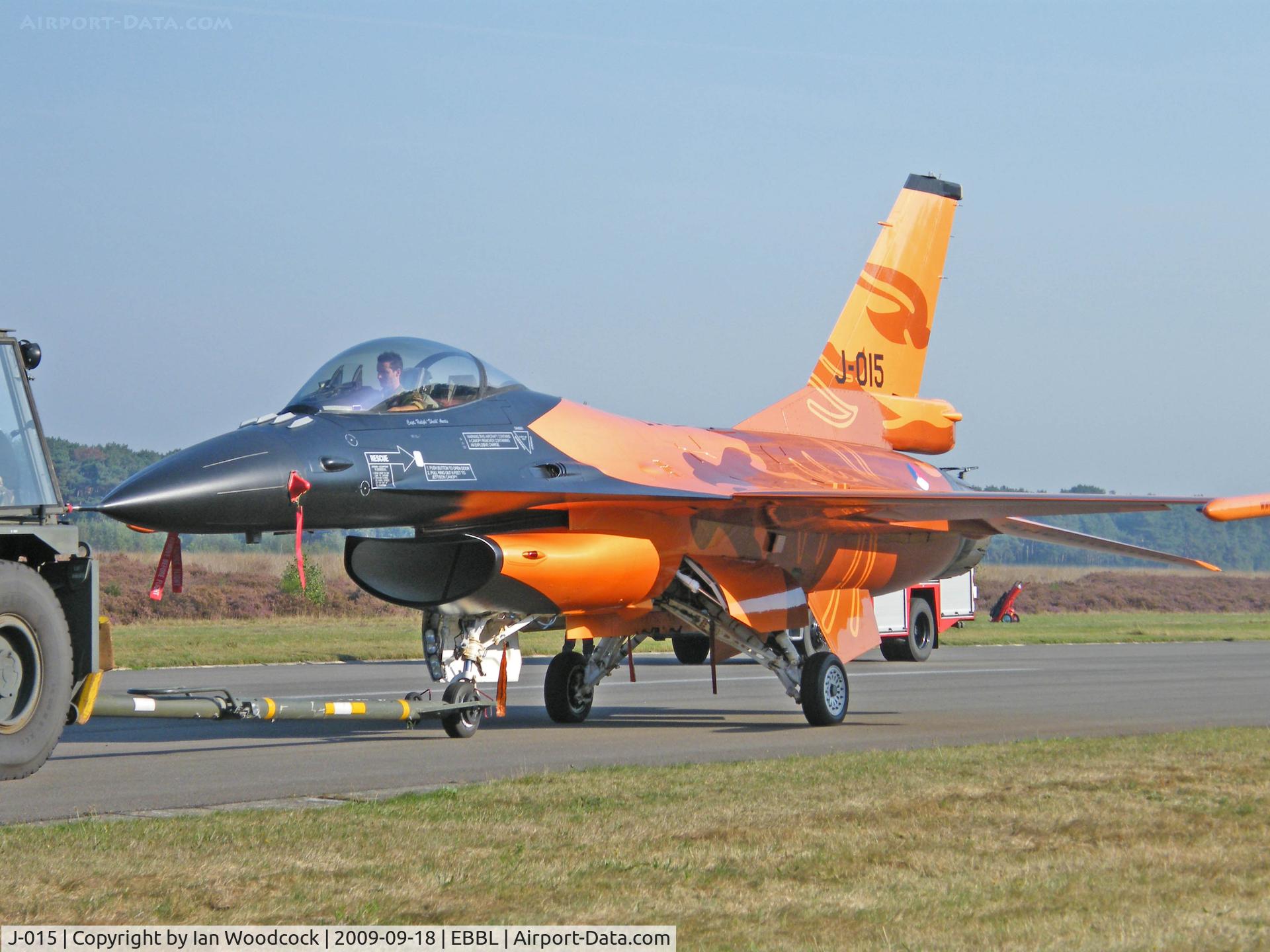 J-015, 1991 Fokker F-16A Fighting Falcon C/N 6D-171, General Dynamics F-16AM/Royal Netherlands Air Force/Kleine Brogel