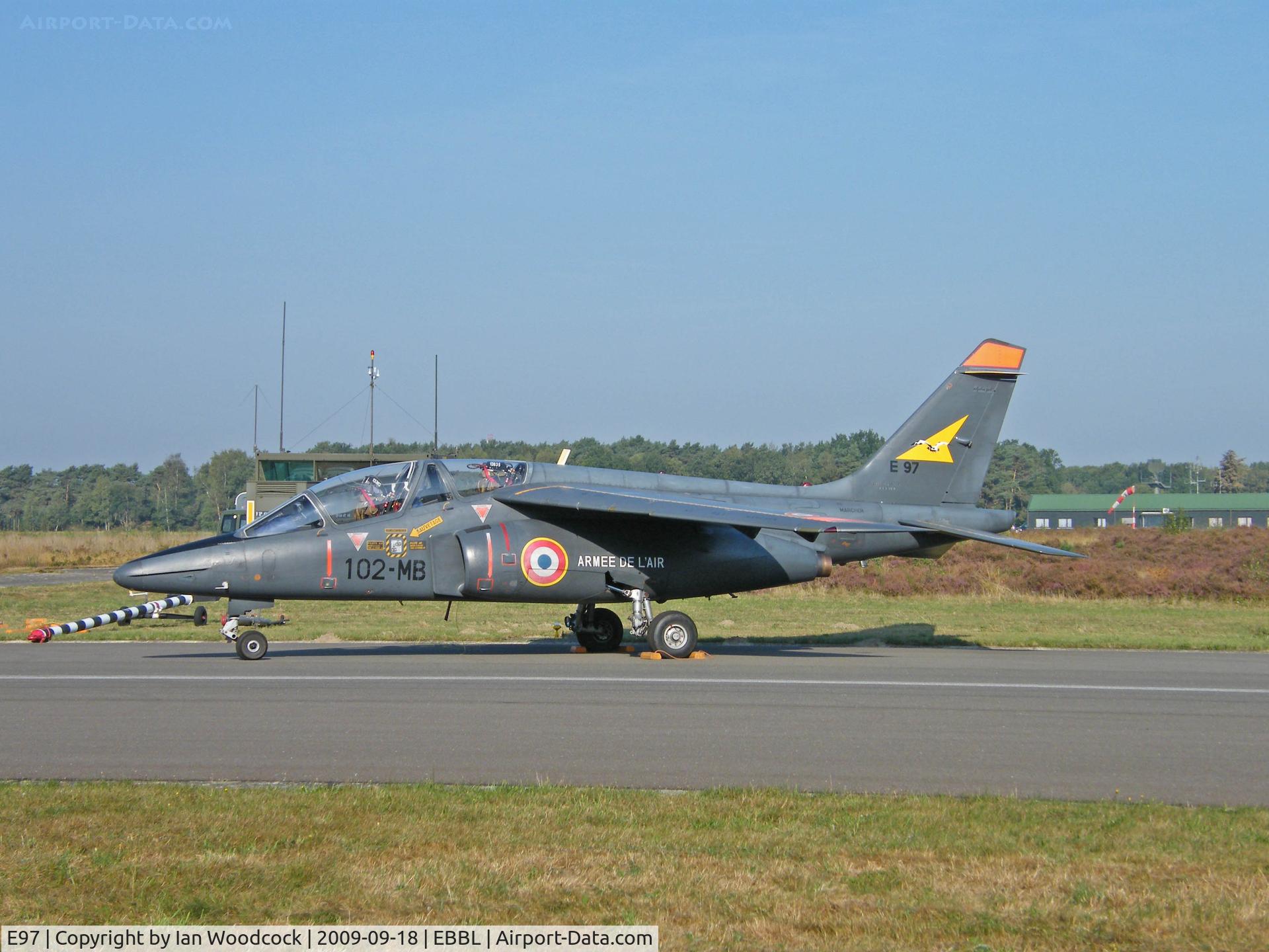 E97, Dassault-Dornier Alpha Jet E C/N E97, Alpha Jet E/French Air Force/Kleine Brogel