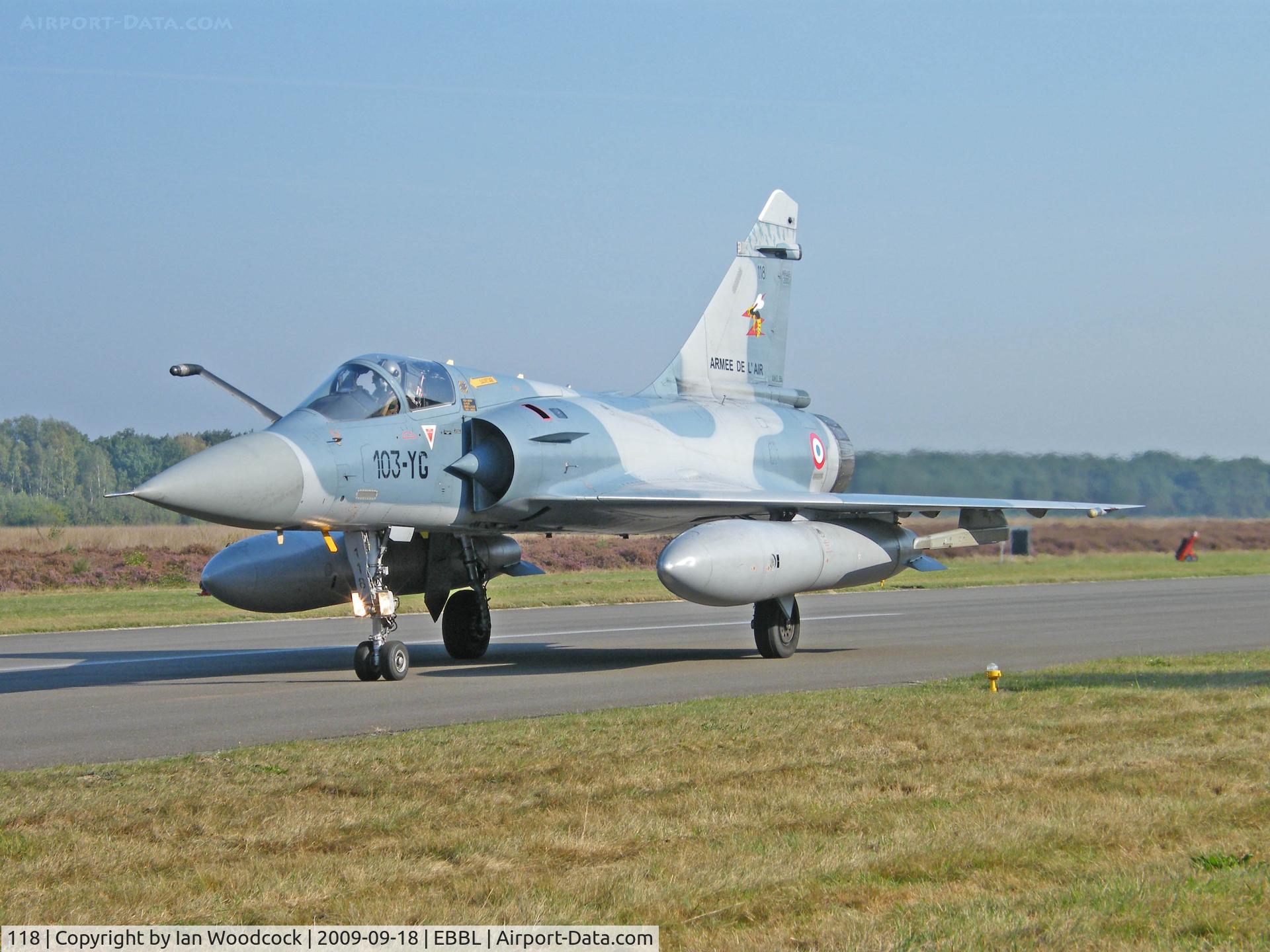 118, Dassault Mirage 2000C C/N 385, Mirage 2000C/French Air Force/Kleine Brogel