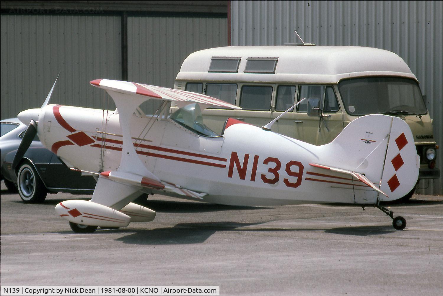 N139, Pitts S-1 Special C/N 203H, KCNO