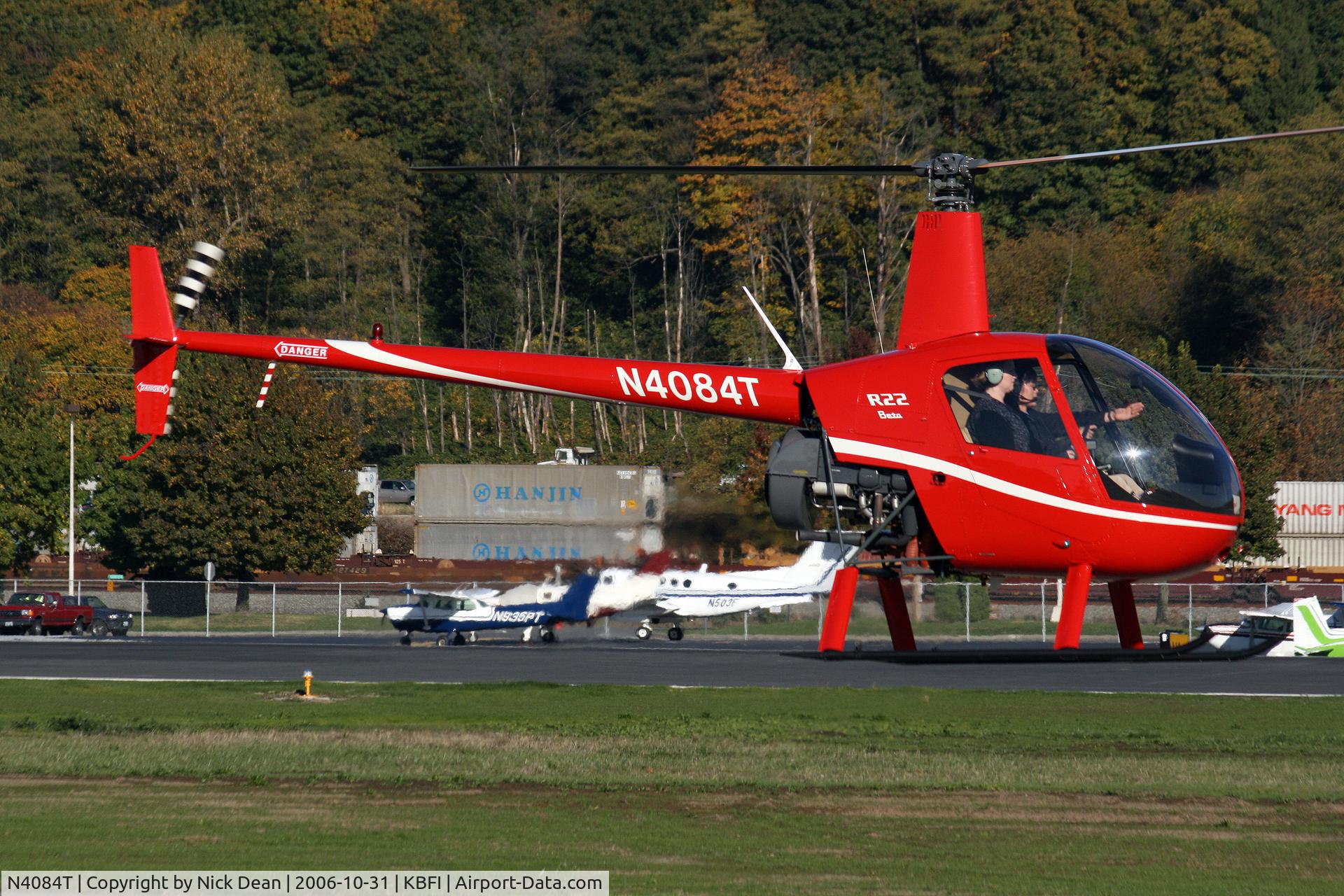 N4084T, 1991 Robinson R22 Beta C/N 1863, KBFI