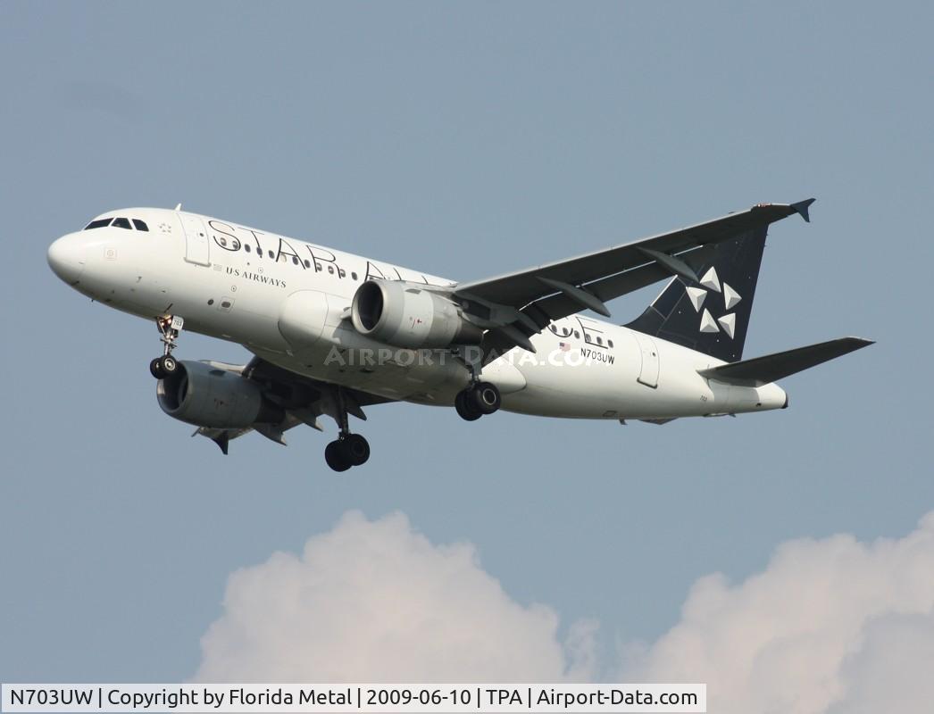 N703UW, 1998 Airbus A319-112 C/N 0904, US Airways A319