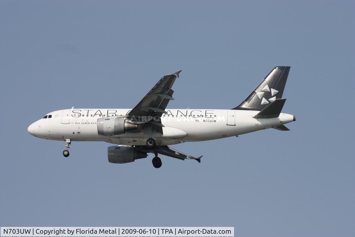 N703UW, 1998 Airbus A319-112 C/N 0904, US Airways A319