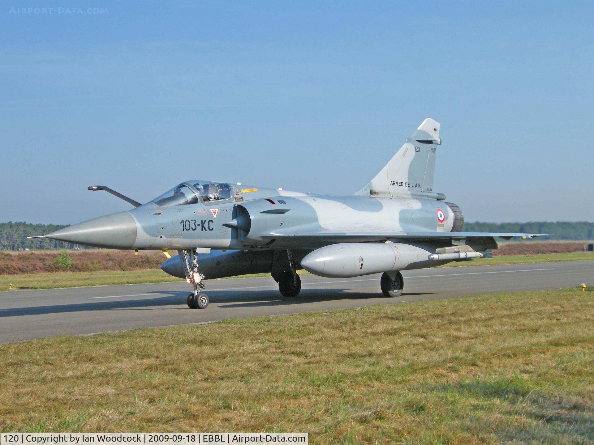 120, Dassault Mirage 2000C C/N 396, Dassault Mirage 2000C/French Air Force/Kleine Brogel