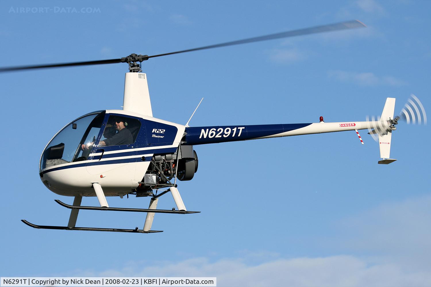 N6291T, 1994 Robinson R22 Mariner C/N 2410M, KBFI