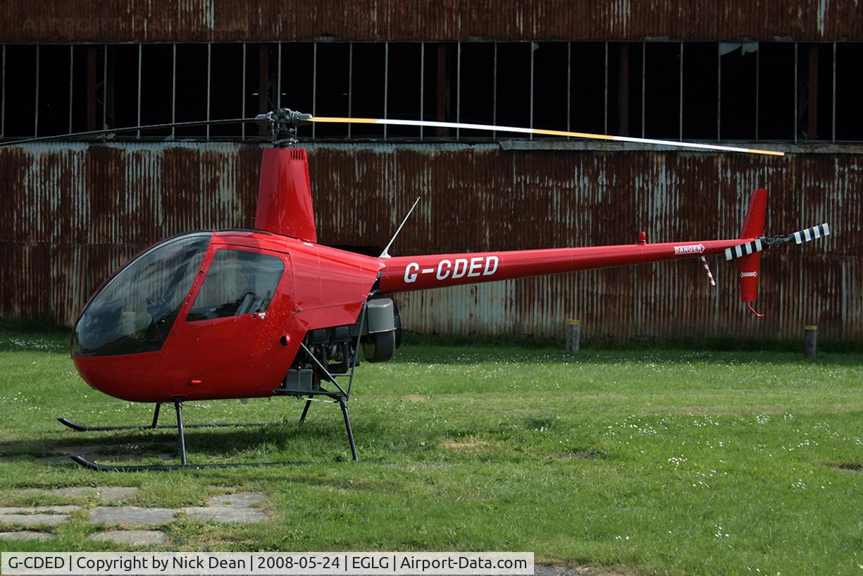 G-CDED, 2004 Robinson R22 Beta C/N 3747, EGLG