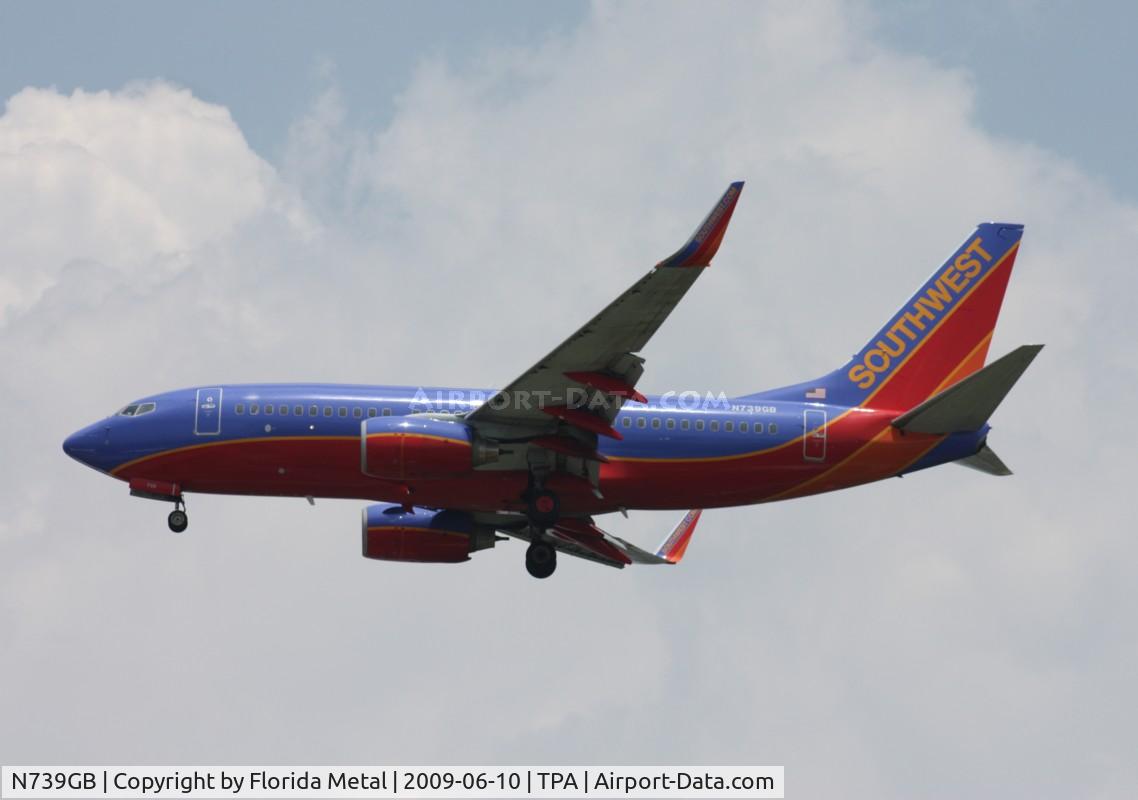 N739GB, 1998 Boeing 737-7H4 C/N 29275, Southwest 737-700