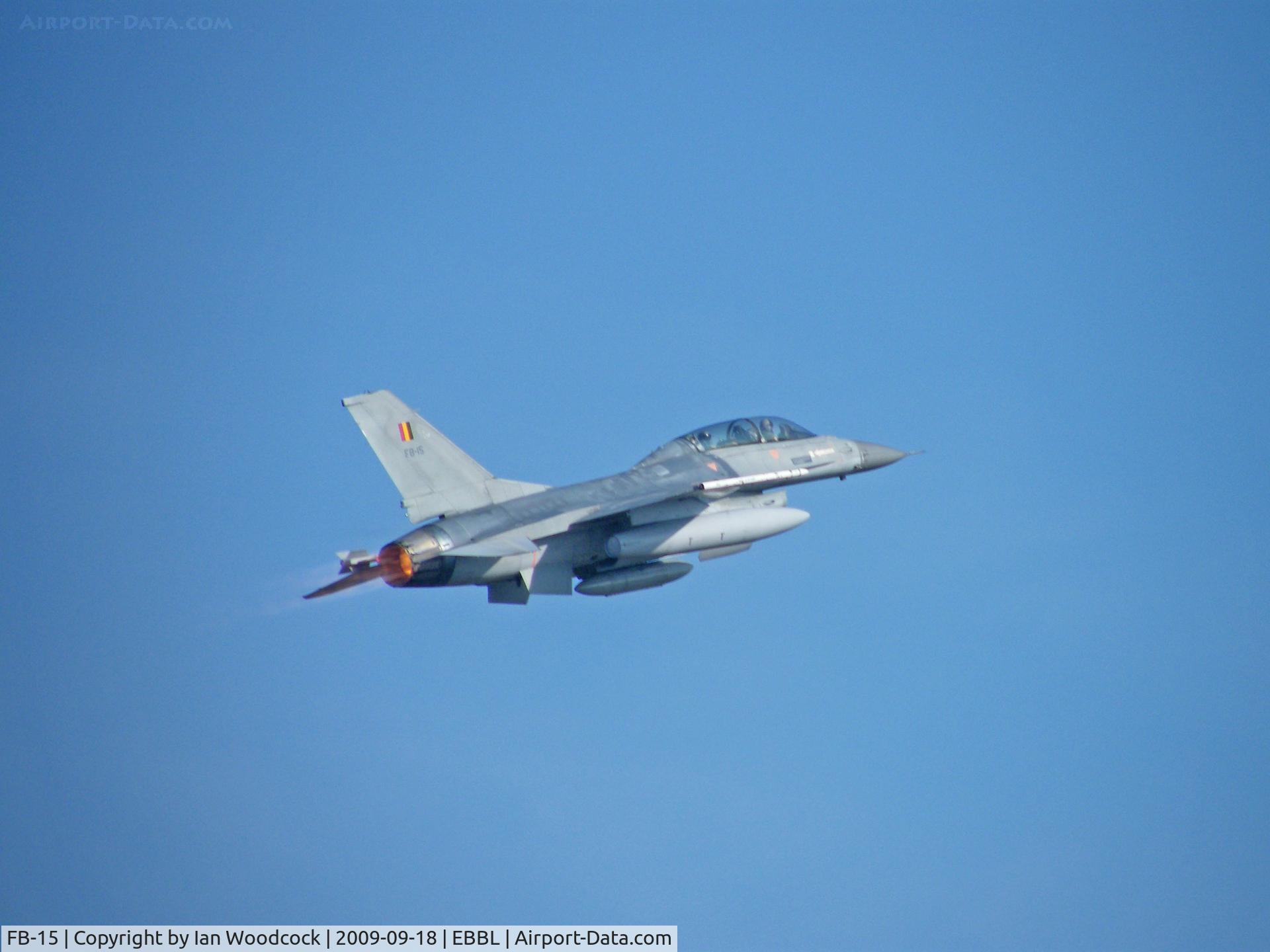 FB-15, General Dynamics F-16BM Fighting Falcon C/N 6J-15, General Dynamics F-16BM/Belgian AF/Kleine Brogel