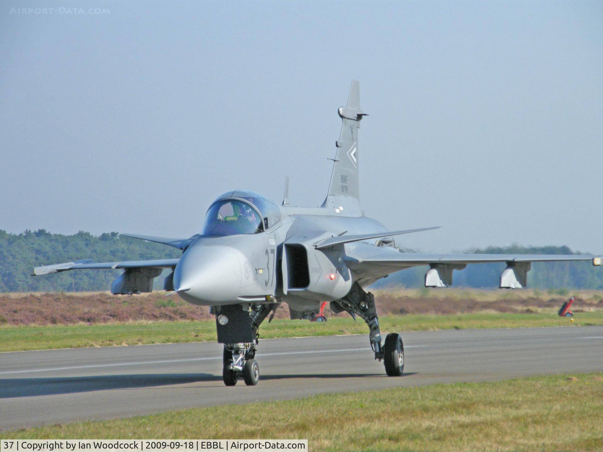37, Saab JAS-39C Gripen C/N 39308, SAAB JAS-39C Gripen/Hungarian Air Force/Kleine Brogel