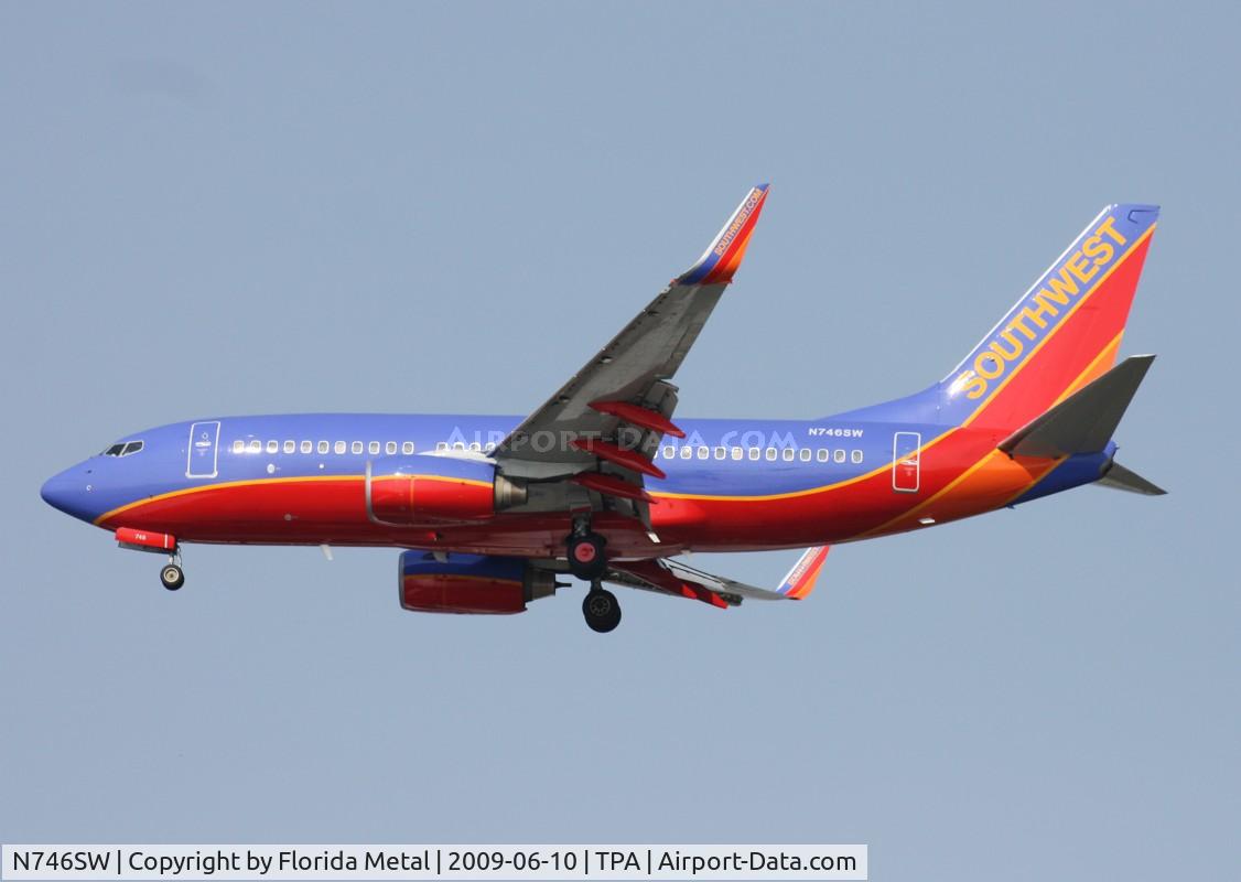 N746SW, 1999 Boeing 737-7H4 C/N 29798, Southwest 737-700