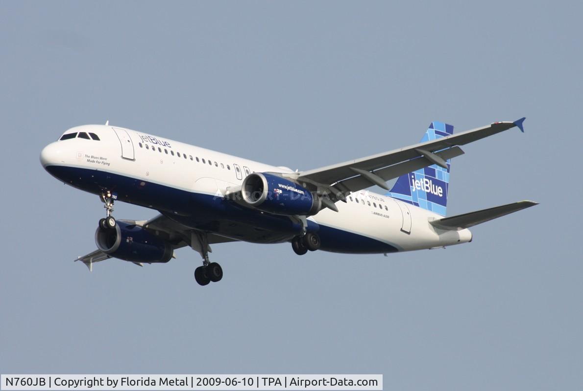 N760JB, 2008 Airbus A320-232 C/N 3659, Jet Blue A320