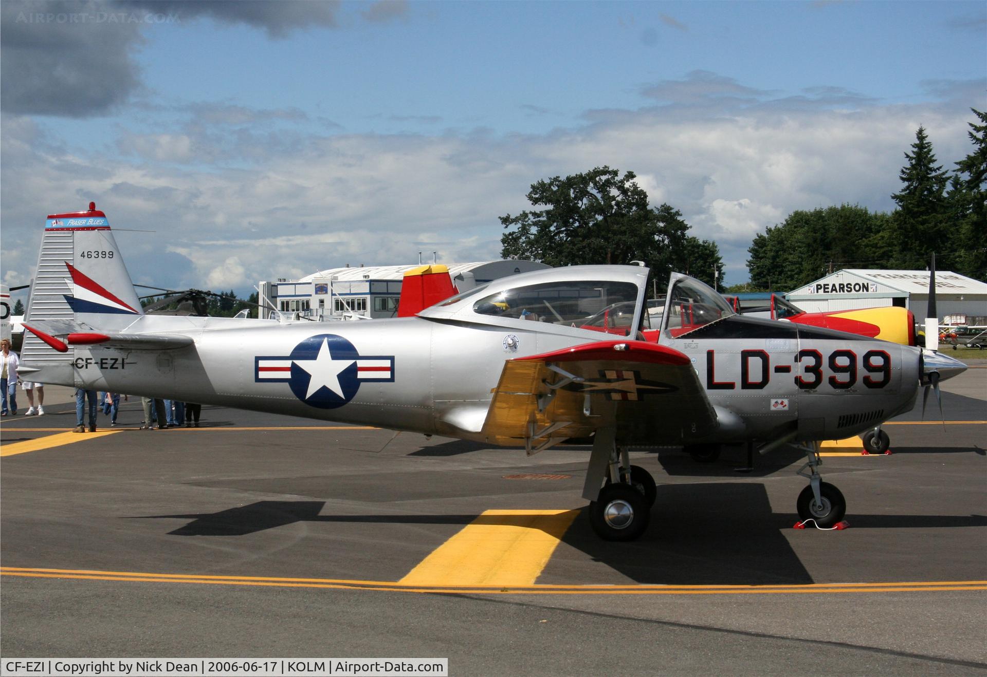 CF-EZI, 1946 North American Navion (NA-145) C/N NAV-4-399, KOLM prior to the repaint