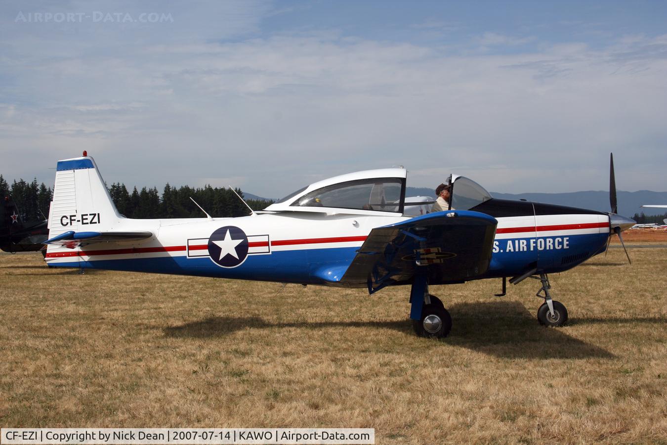 CF-EZI, 1946 North American Navion (NA-145) C/N NAV-4-399, KAWO After the repaint