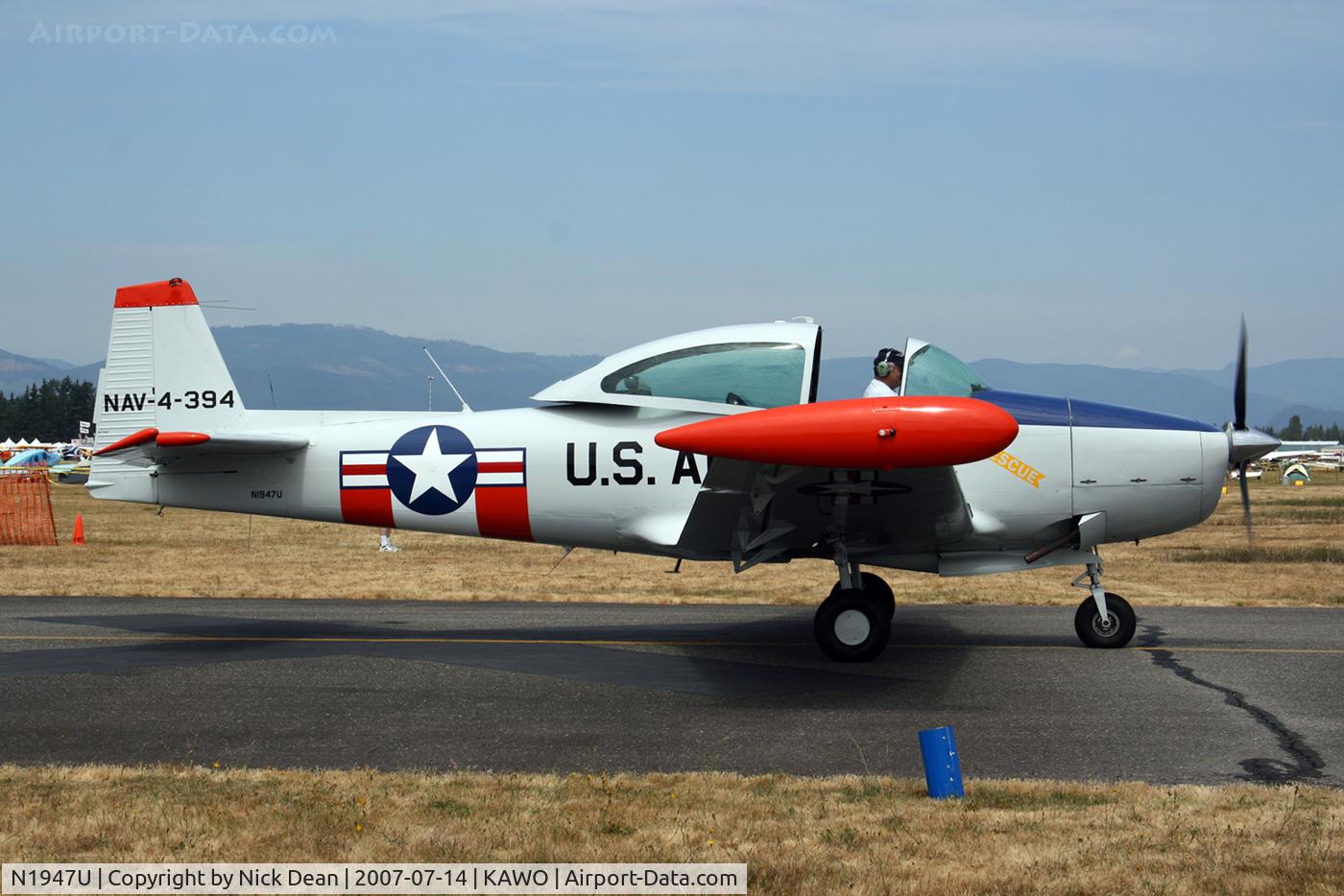 N1947U, 1946 North American Navion (NA-145) C/N NAV-4-394, KAWO