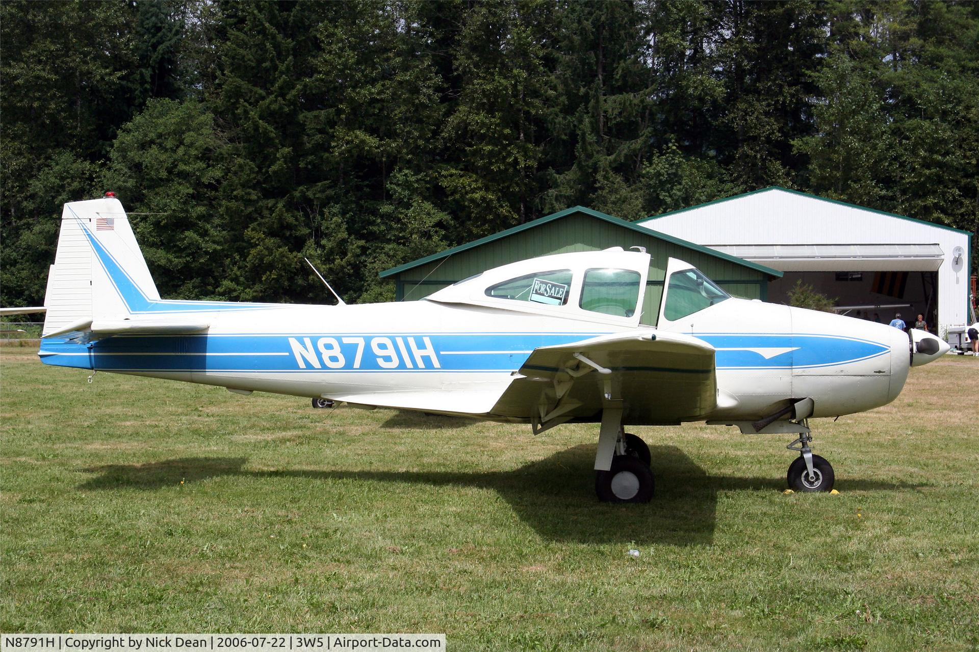 N8791H, 1947 North American Navion C/N NAV-4-791, 3W5