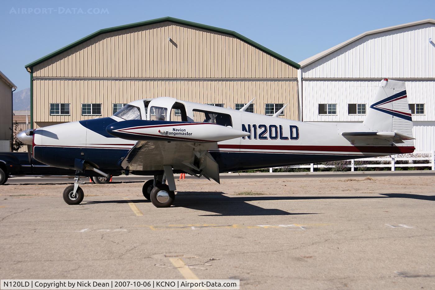N120LD, 1961 Navion Rangemaster G C/N NAV-4-2355, KCNO