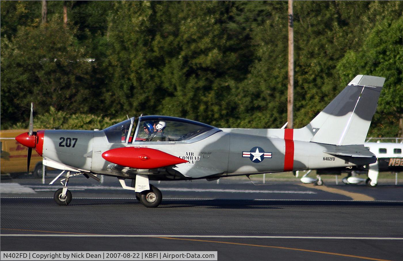 N402FD, 1990 SIAI-Marchetti SF-260D C/N 767, KBFI