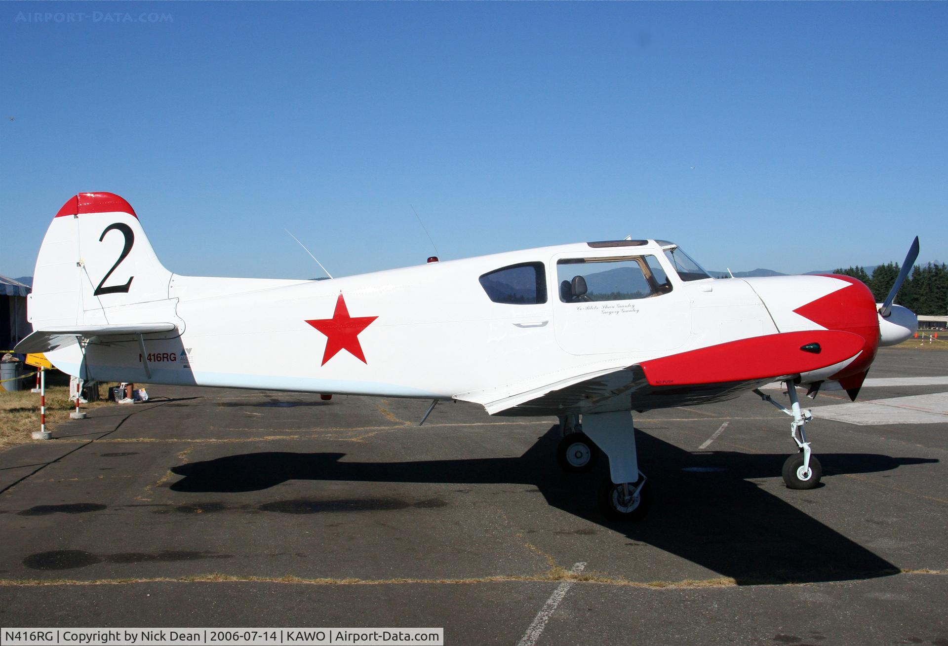 N416RG, 1975 Yakovlev Yak-18 C/N 5200208, KAWO