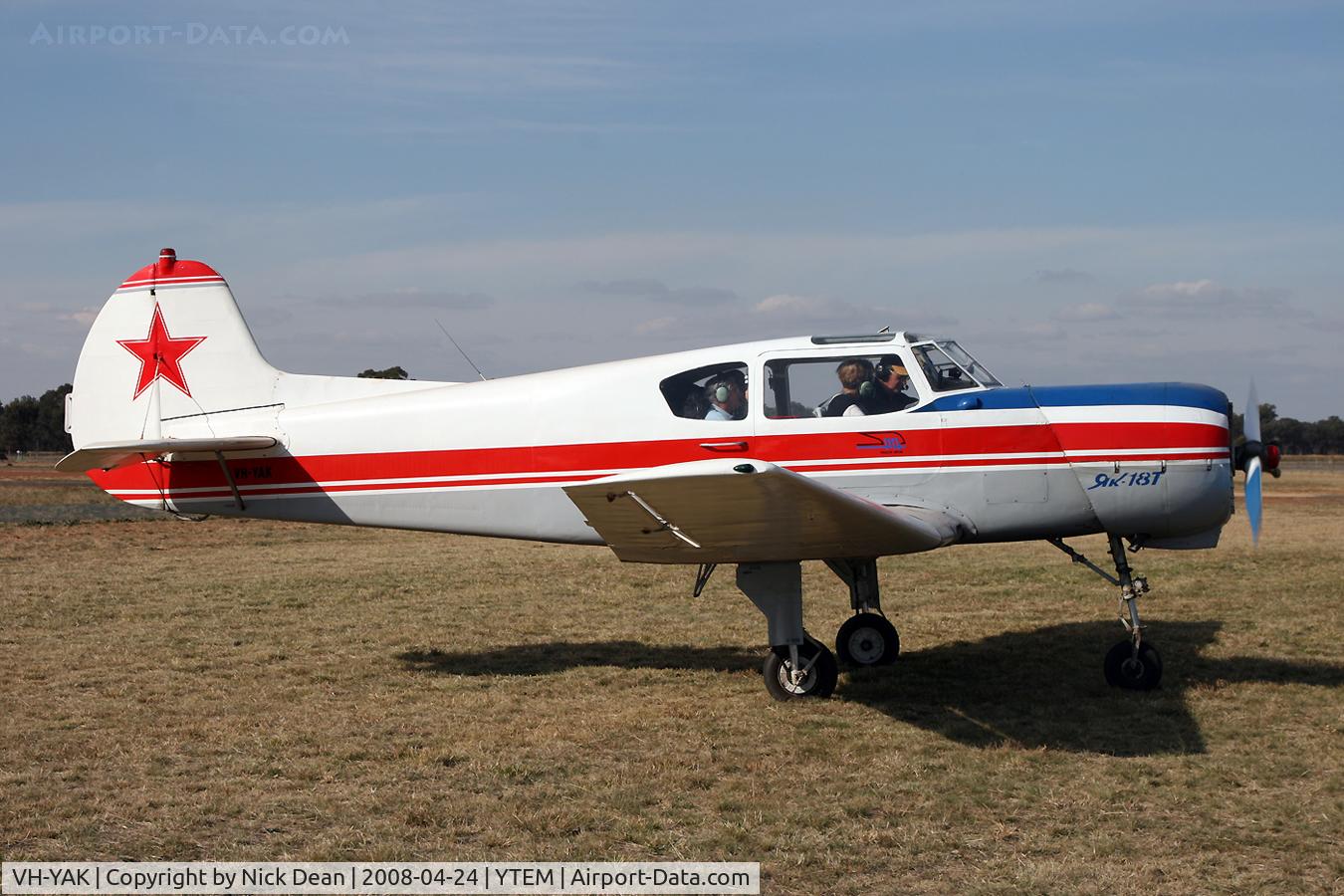 VH-YAK, 1978 Yakovlev Yak-18T C/N 22202021950, YTEM
