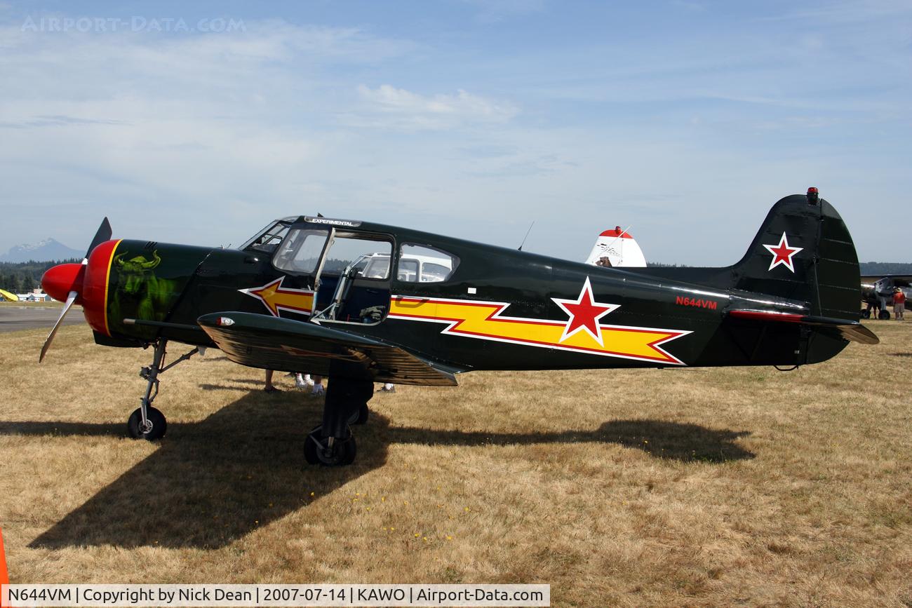 N644VM, 1987 Yakovlev Yak-18T C/N 22202044531, KAWO