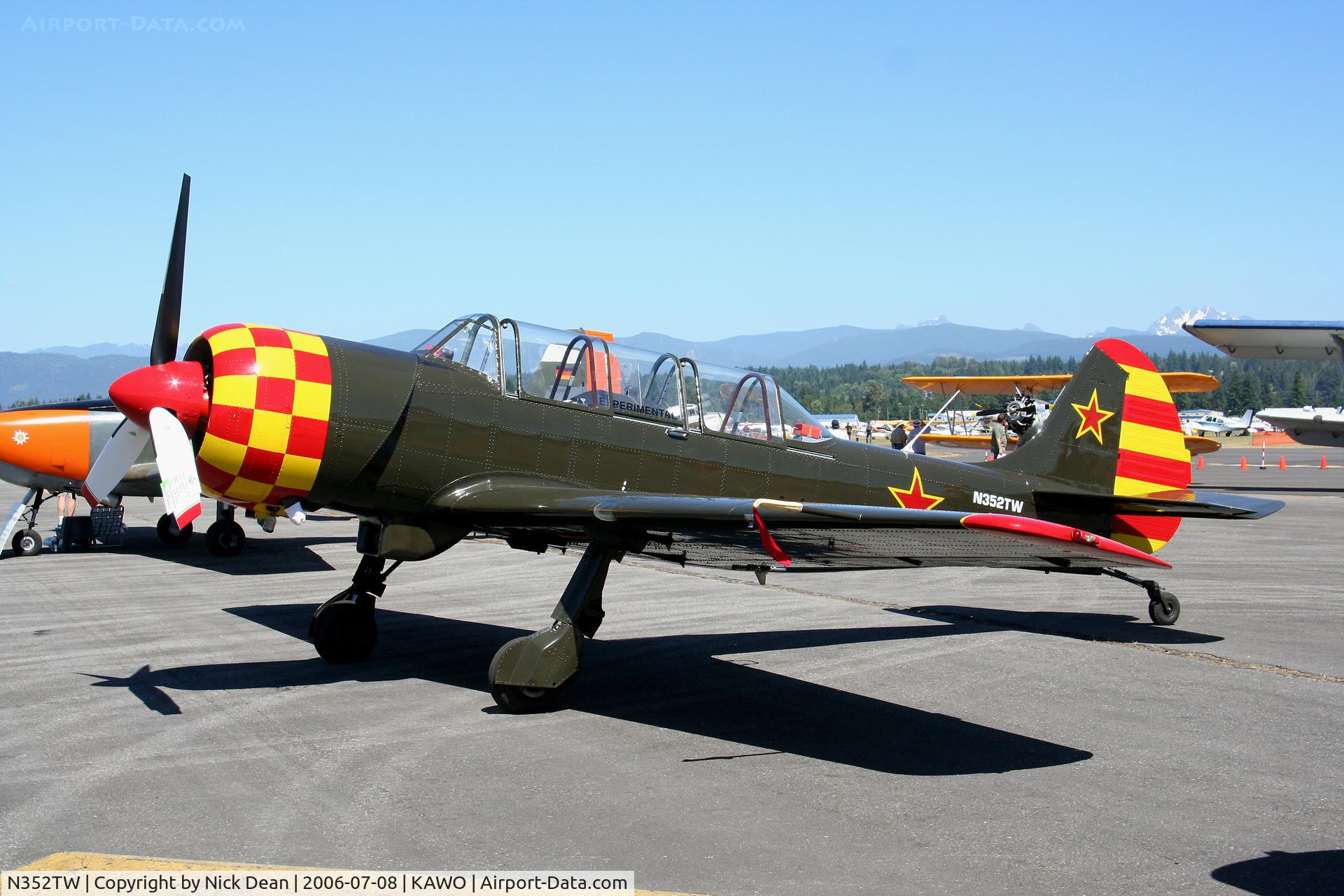 N352TW, 2003 Yakovlev (Aerostar) Yak-52TW C/N 0312501, KAWO
