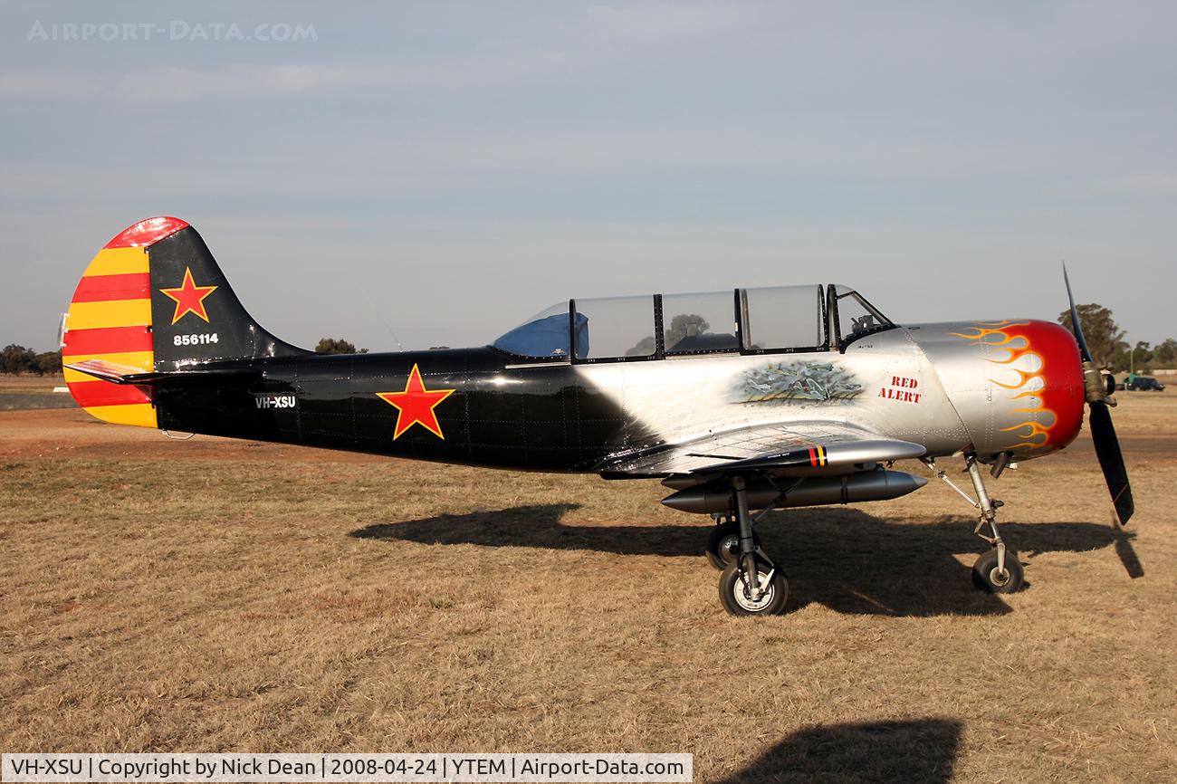 VH-XSU, 1985 Yakovlev Yak-52 C/N 856114, YTEM