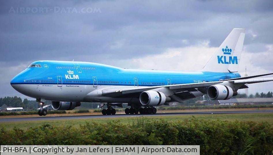 PH-BFA, 1989 Boeing 747-406 C/N 23999, KLM Boeing