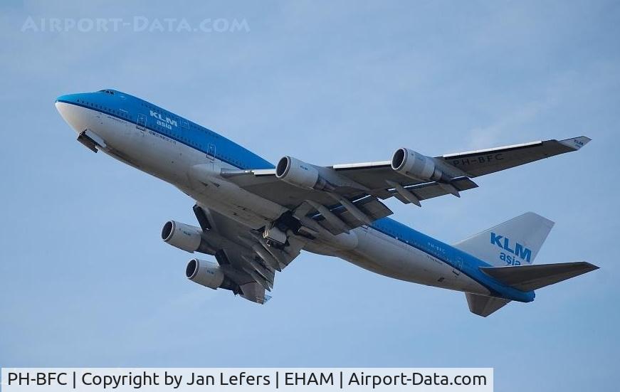 PH-BFC, 1989 Boeing 747-406BC C/N 23982, KLM Boeing