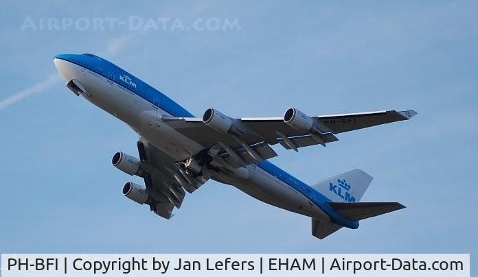 PH-BFI, 1991 Boeing 747-406BC C/N 25086, KLM Boeing