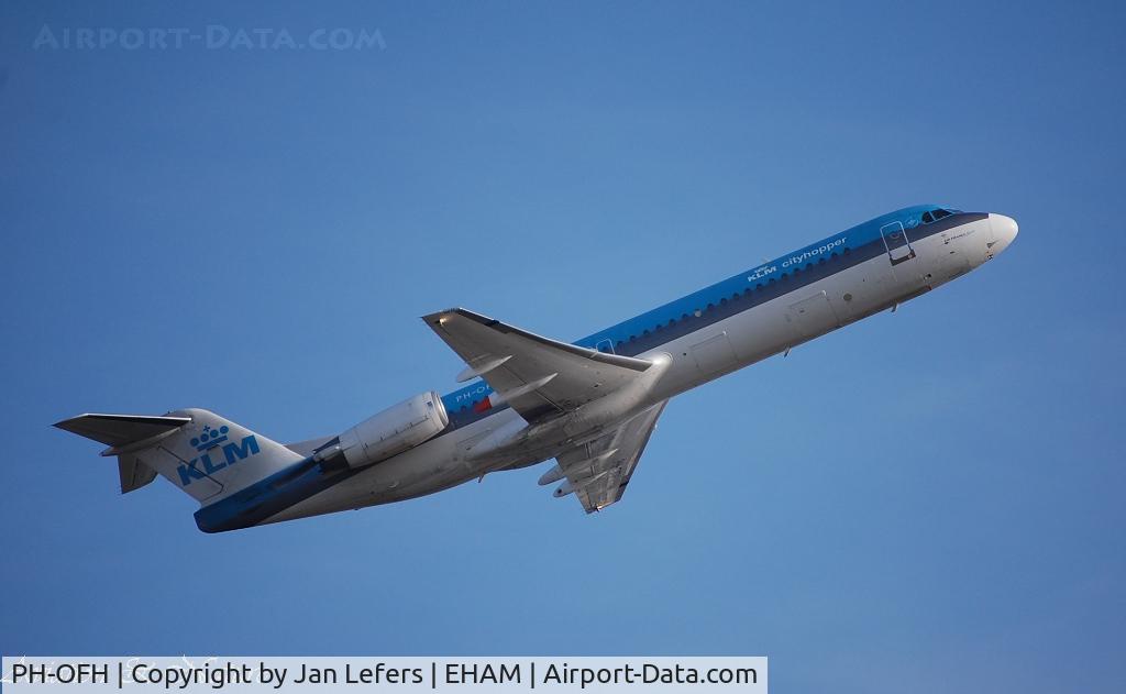 PH-OFH, 1989 Fokker 100 (F-28-0100) C/N 11277, KLM Fokker