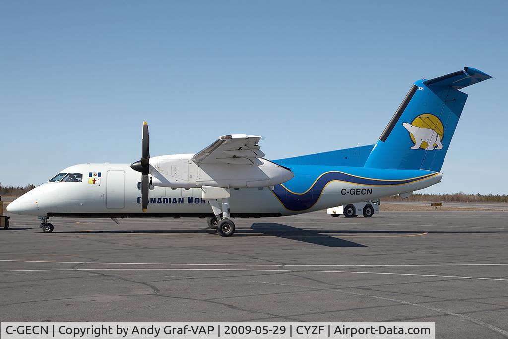C-GECN, 1992 De Havilland Canada DHC-8-102 Dash 8 C/N 324, Canadian North DHC 8-100
