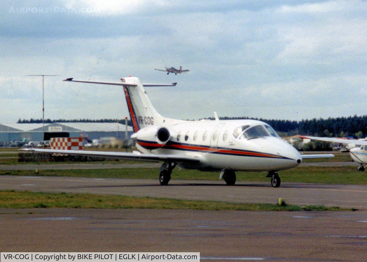 VR-COG, 1990 Beech 400A Beechjet C/N RK-007, BEECH 400A VISITING BLACKBUSHE PROBABLE 1992