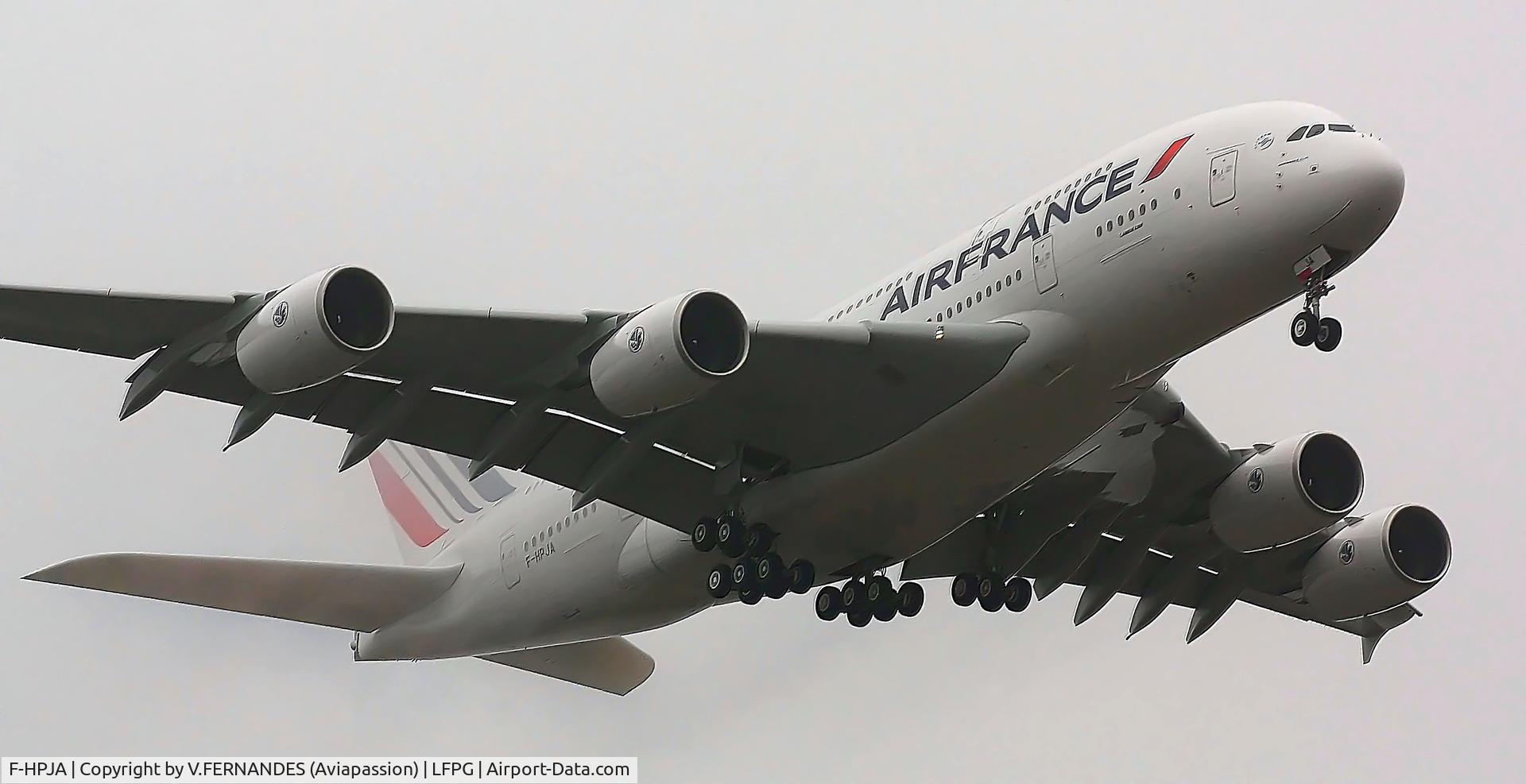 F-HPJA, 2010 Airbus A380-861 C/N 033, 1er time in CDG