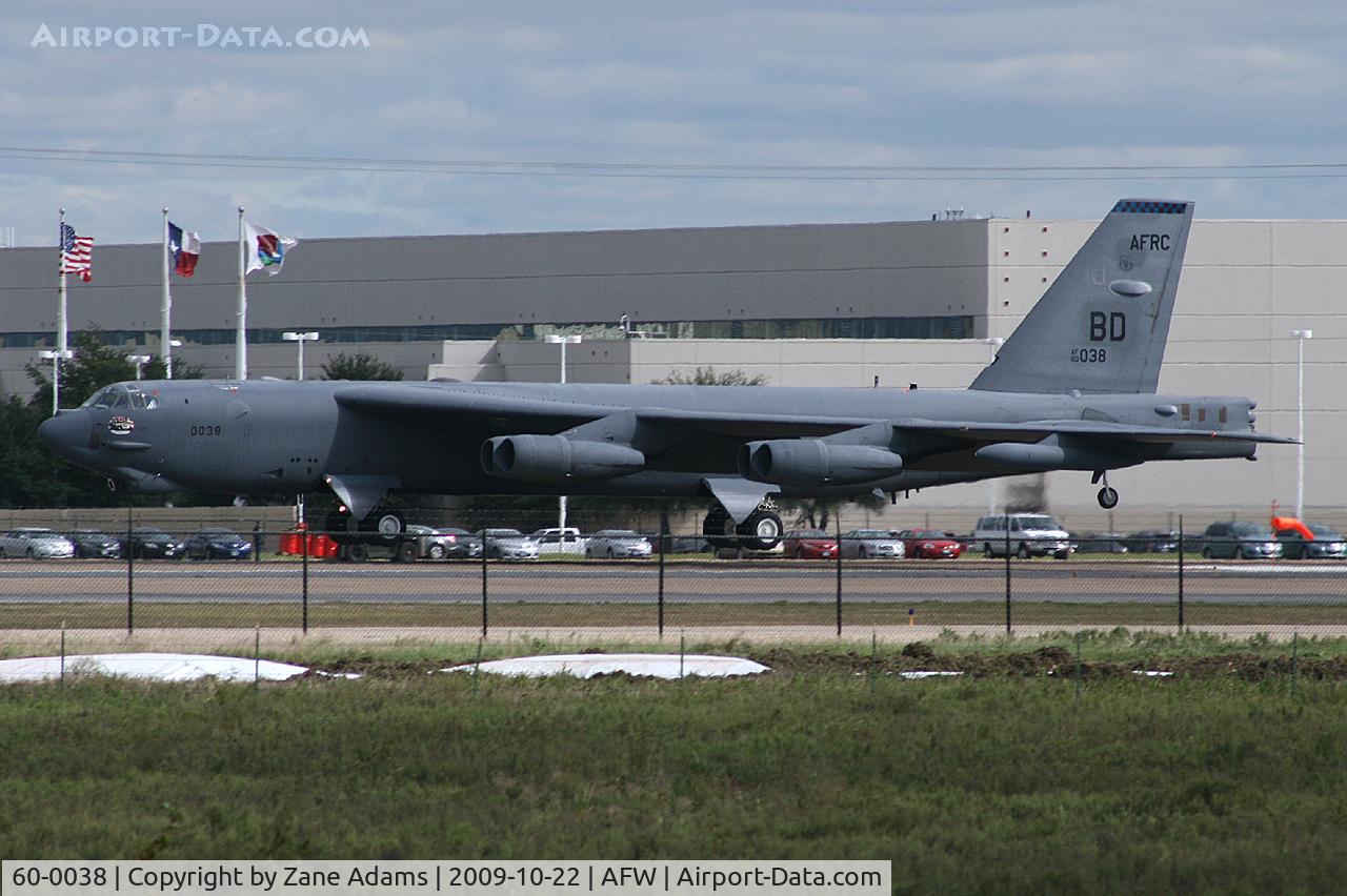 60-0038, 1960 Boeing B-52H Stratofortress C/N 464403, Arriving at the Alliance Airshow 2009