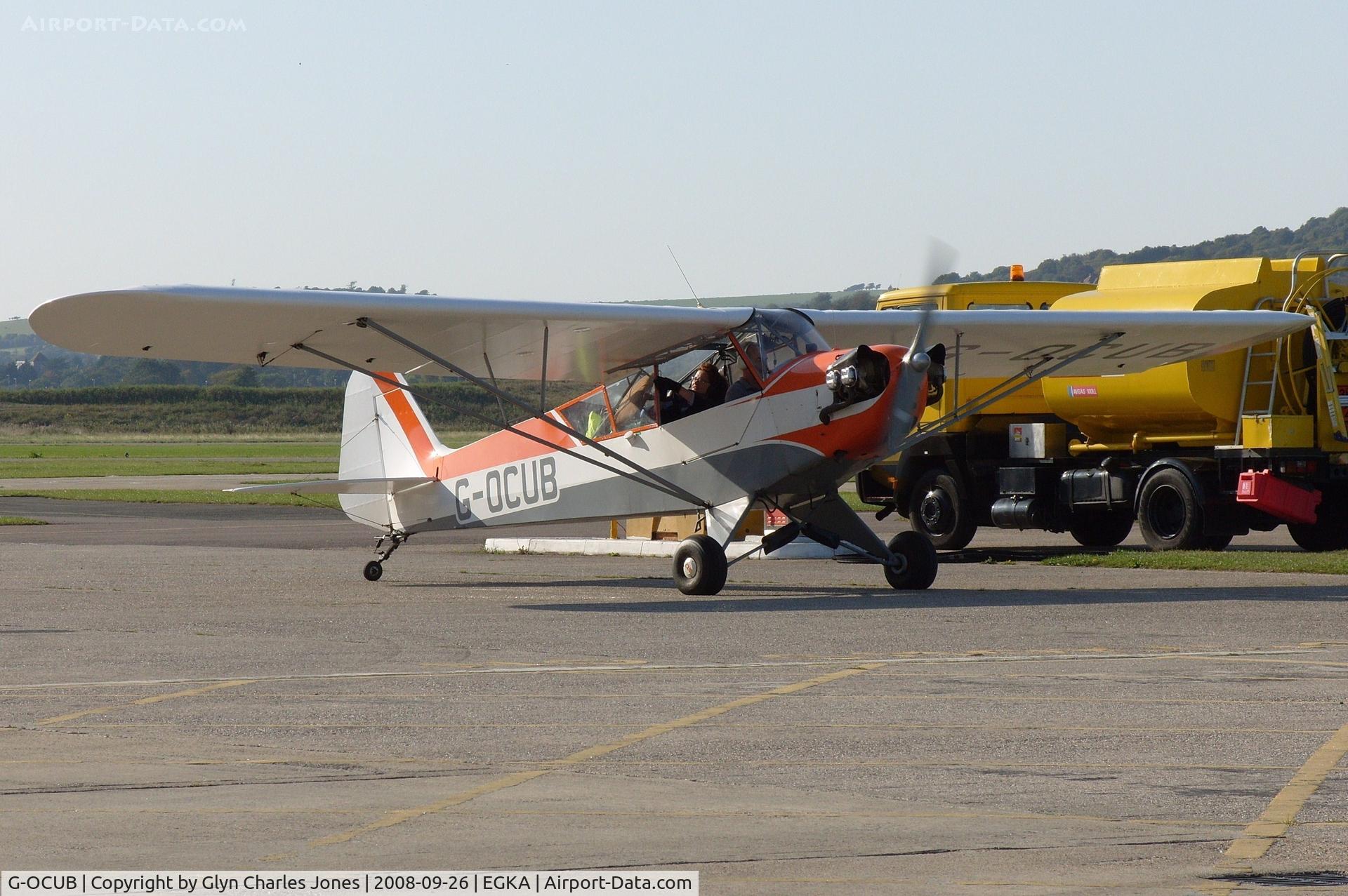 G-OCUB, 1944 Piper L-4J Grasshopper (J3C-65D) C/N 13215, Previously OO-JOZ. Owned by Florence Flying Group.