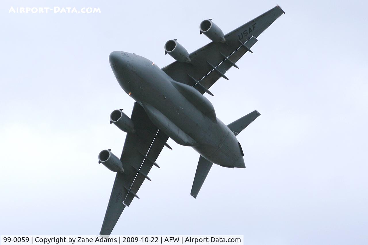 99-0059, 1999 Boeing C-17A Globemaster III C/N 50063/P-59, USAF C-17 Demo at the 2009 Alliance Airshow