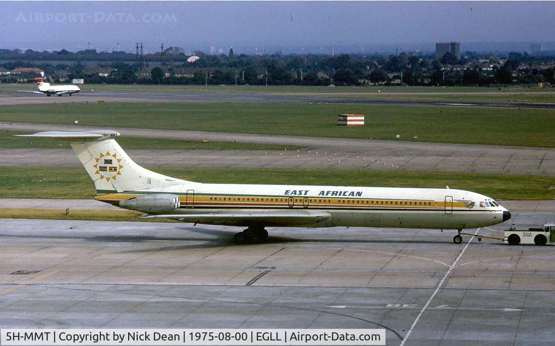 5H-MMT, 1966 Vickers Super VC10 Srs 1154 C/N 882, EGLL