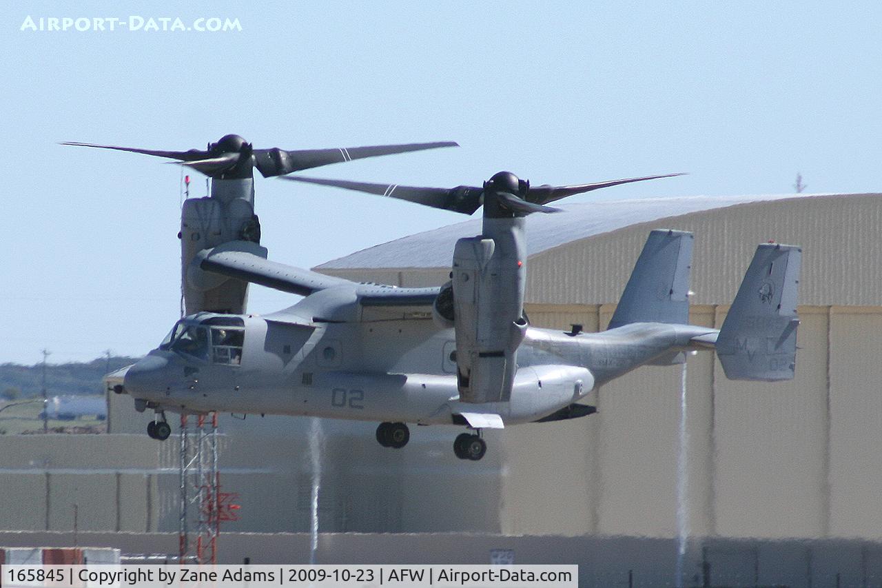 165845, Bell-Boeing MV-22B Osprey C/N D0031, USMC MV-22B Osprey at the 2009 Alliance Airshow