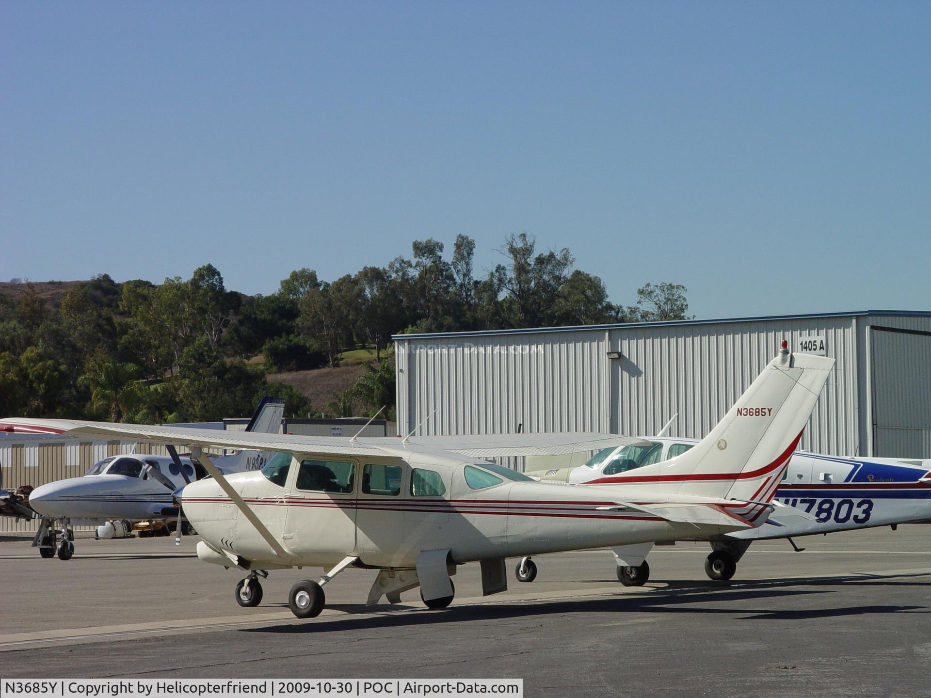 N3685Y, 1963 Cessna 210C C/N 21058185, Parked at Howard Aviation