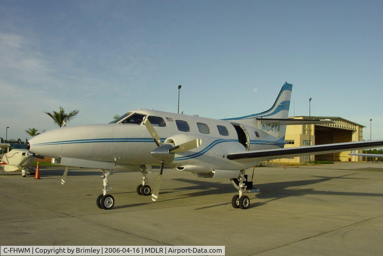 C-FHWM, 1978 Swearingen SA-226T Merlin IIIA C/N T-289, C-FHWM in its original registration parked in La Romana D.R.