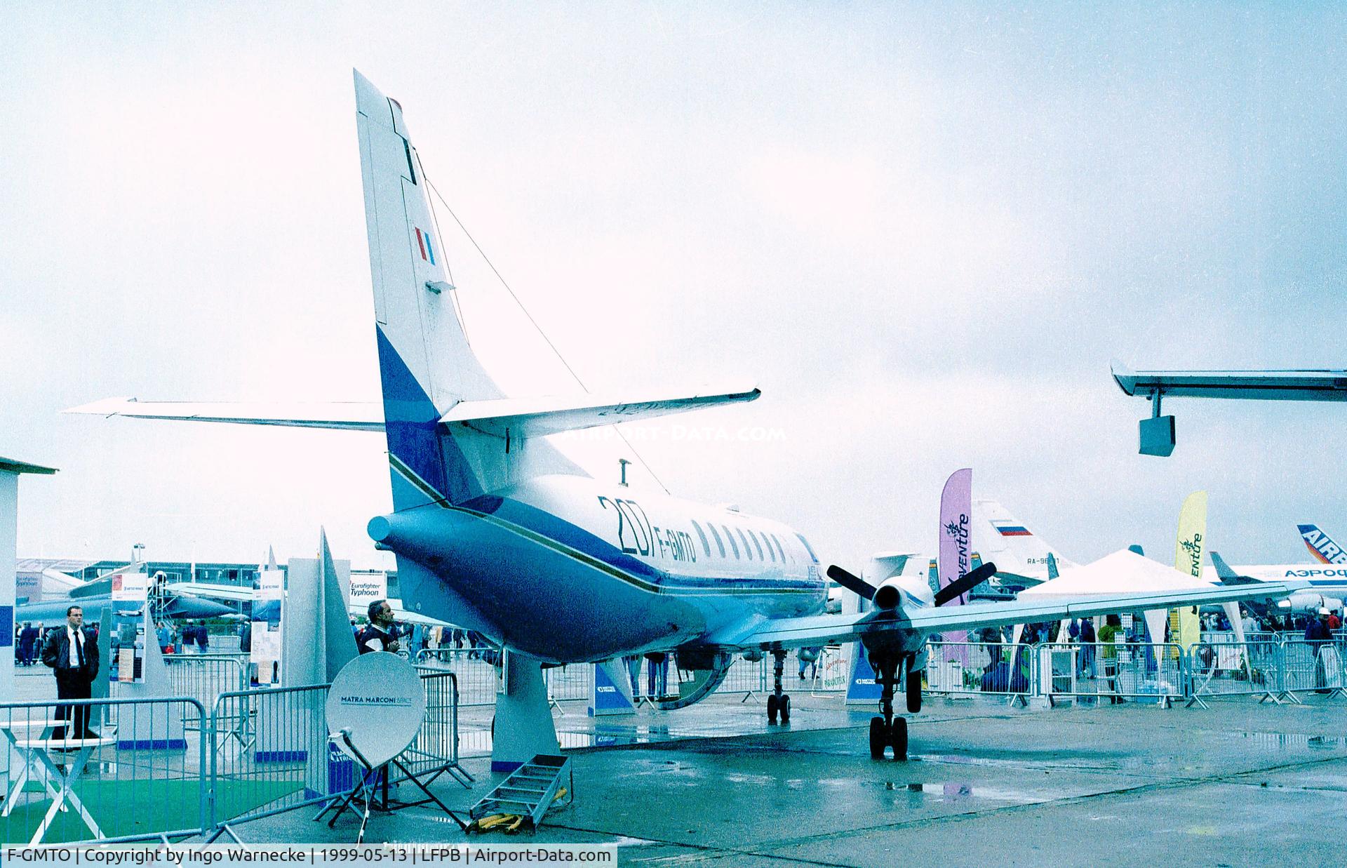 F-GMTO, 1975 Swearingen SA-226AT Merlin IVA C/N AT-031, Fairchild / Swearingen SA-226 AT Merlin IVA meteorological aircraft at the Aerosalon 1989 Paris