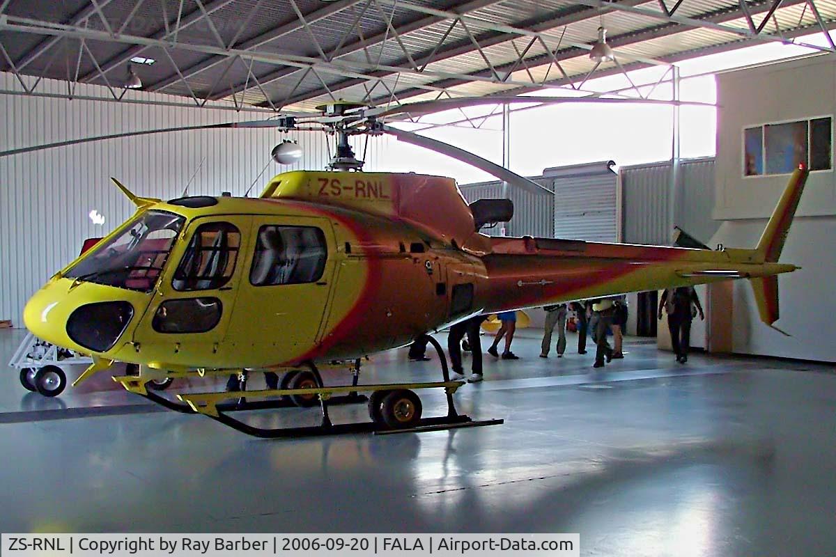 ZS-RNL, Eurocopter AS-350B-3 Ecureuil Ecureuil C/N 3420, Used by the Department of Agriculture