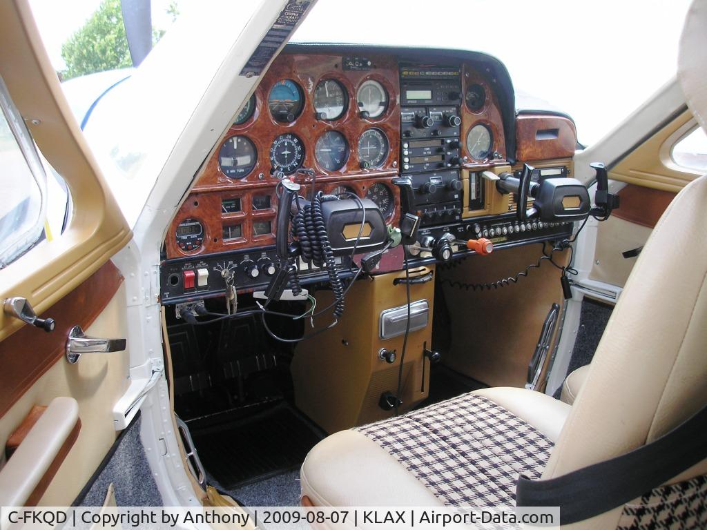 C-FKQD, 1970 Cessna 177B Cardinal C/N 17701390, left side, cocpit..