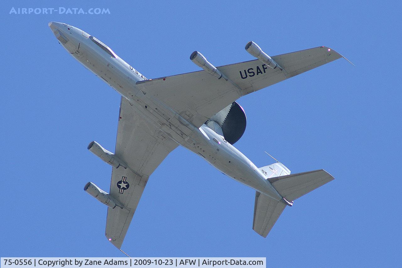 75-0556, 1975 Boeing E-3B Sentry C/N 21047, Arriving at the Alliance Airshow 2009