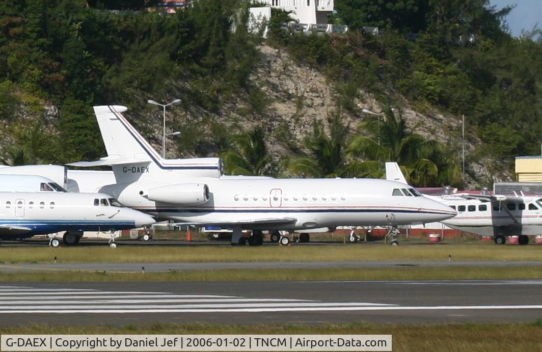 G-DAEX, 2001 Dassault Falcon 900EX C/N 78, Park at the extreem west ramp
