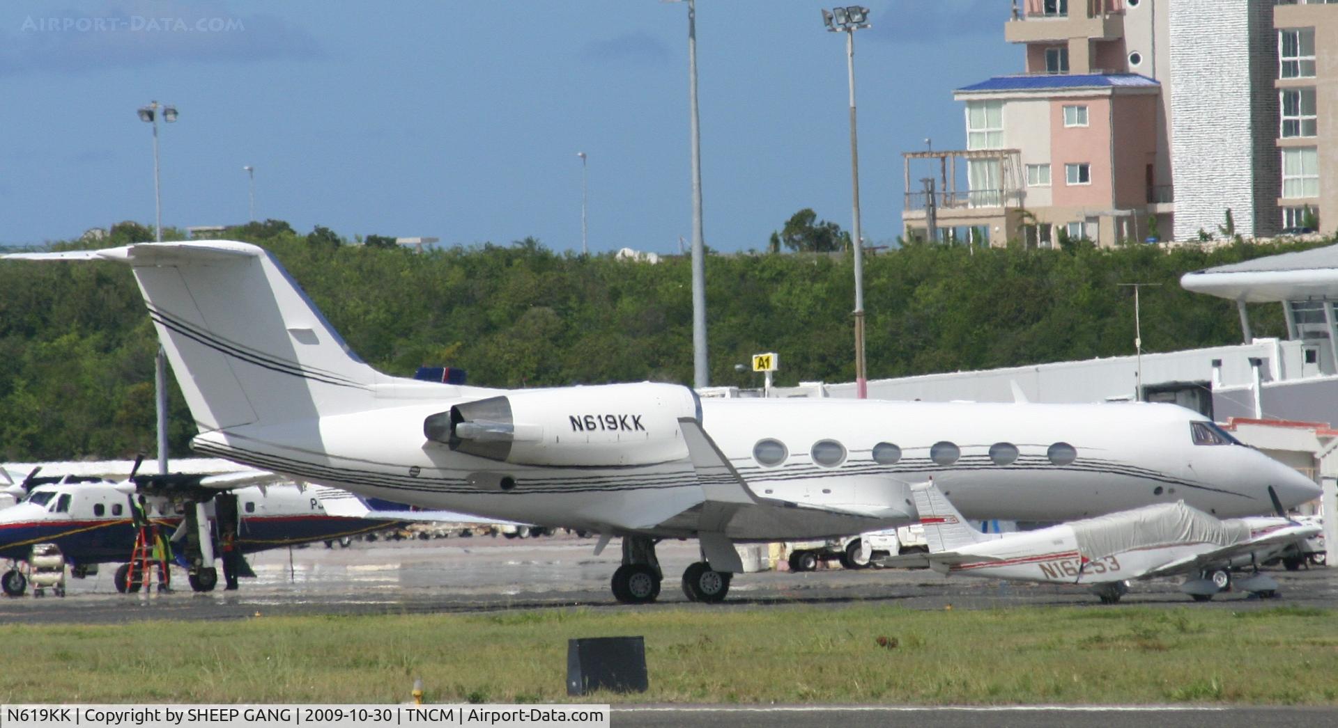 N619KK, 1988 Gulfstream Aerospace G-IV C/N 1062, Park at the private ramp