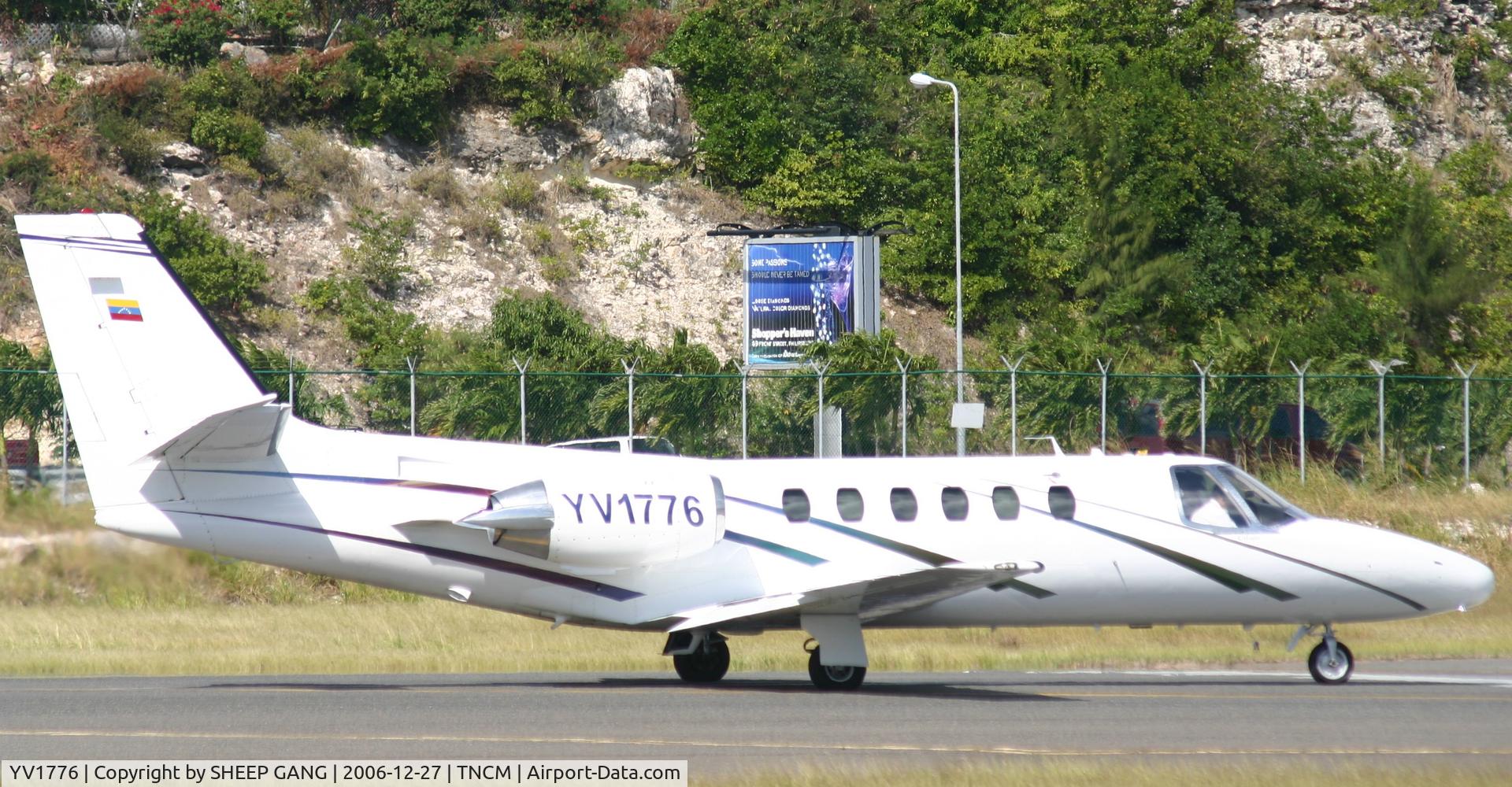 YV1776, 1980 Cessna 551 C/N 551-0223, departing tncm